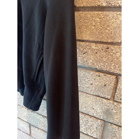 Christine Alexander Black Button-Up Hoodie W/ Rhinestone Accents & Pockets L - Picture 5 of 9